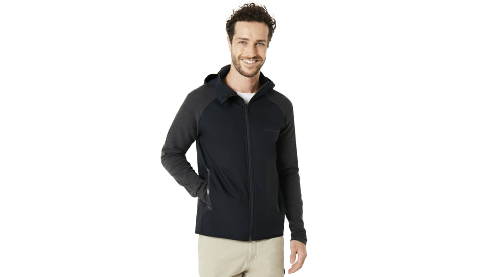 Oakley Utility Knit Full Zip Jacket - Mens, Blackout, Small, 472415-02E-S
