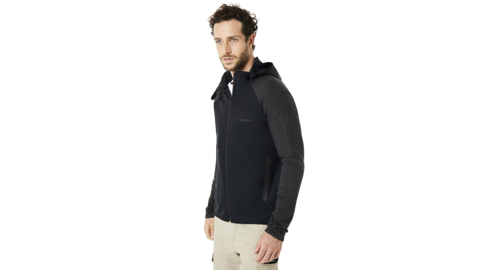 Oakley Utility Knit Full Zip Jacket - Mens, Blackout, Small, 472415-02E-S