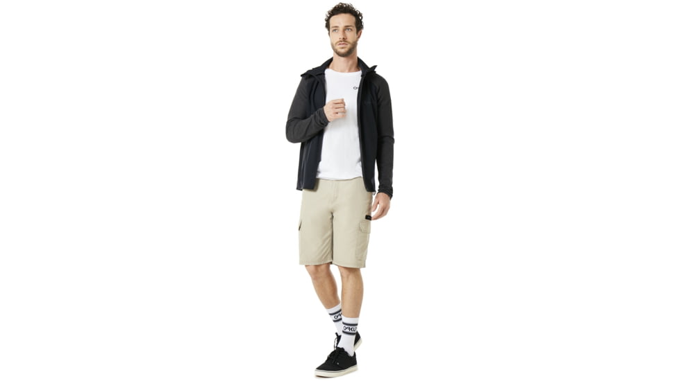 Oakley Utility Knit Full Zip Jacket - Mens, Blackout, Small, 472415-02E-S