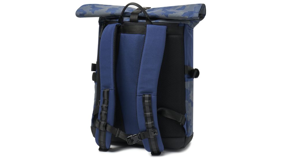 Oakley Utility Rolled Up Backpack - Mens, Dark Blue Reflective, One Size, 921420-6RR-6RR-U