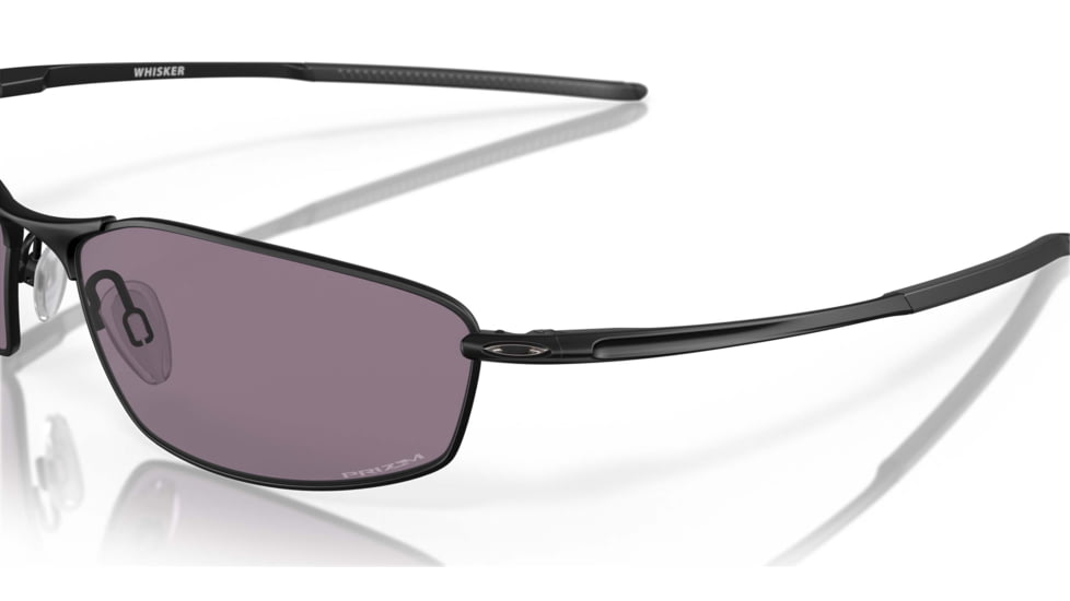 Oakley SI Whisker Sunglasses, Matte Black Frame, Prizm Gray Lens, OO4141-0660