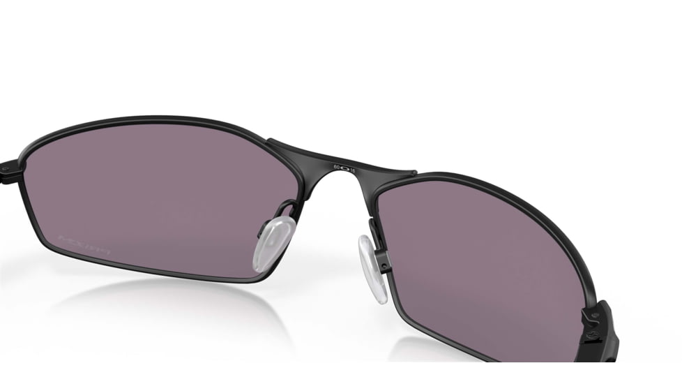 Oakley SI Whisker Sunglasses, Matte Black Frame, Prizm Gray Lens, OO4141-0660