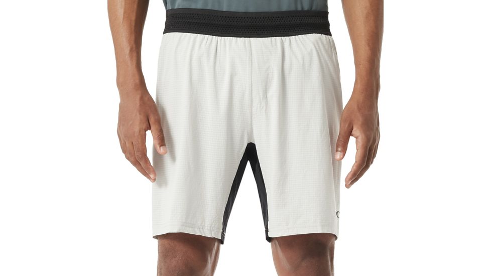 Oakley Windshear Running Short - Mens, Light Grey, Extra Large, 442351-202-XL