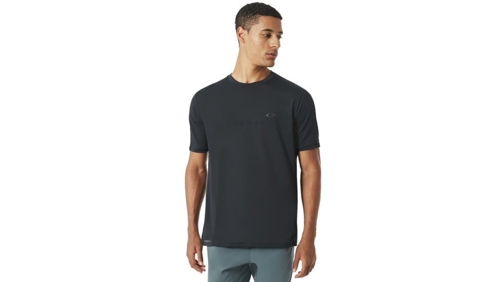 Oakley Windshear Short Sleeve Tee - Mens, Blackout, Medium, 434094-02E-M