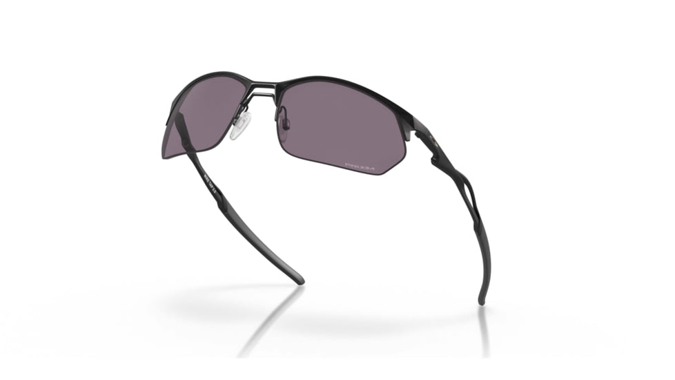 Oakley SI Wiretap 2.0 Sunglasses, Satin Black Frame, Prizm Gray Lens, OO4145-0760