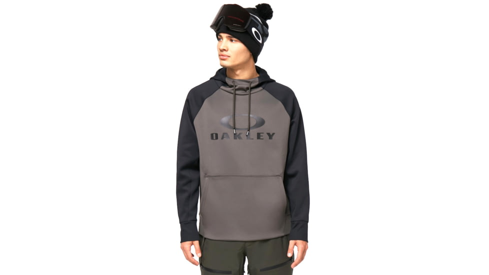 Oakley Sierra DWR Fleece Hoody 2.0 - Mens, Blackout/New Dark Brush, Small, FOA402382-9EF-S