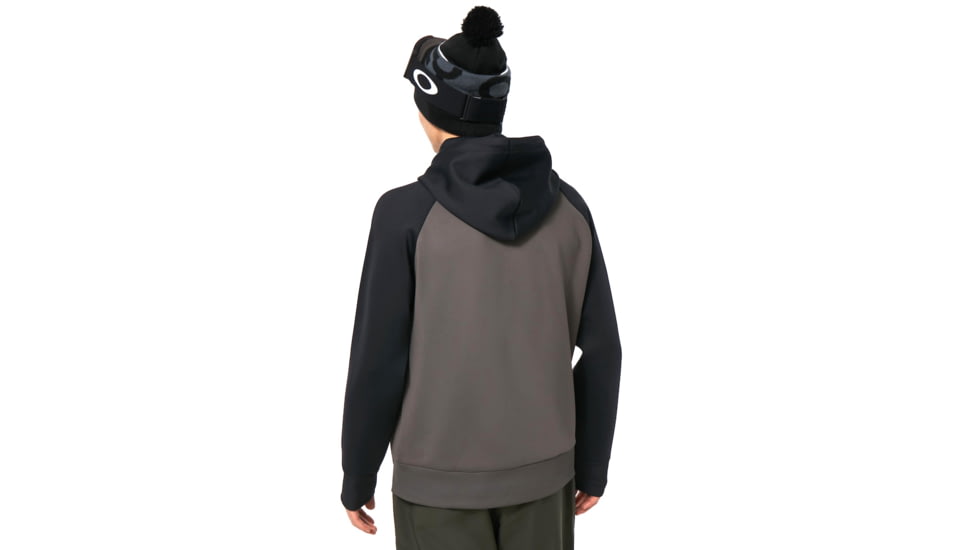 Oakley Sierra DWR Fleece Hoody 2.0 - Mens, Blackout/New Dark Brush, Small, FOA402382-9EF-S