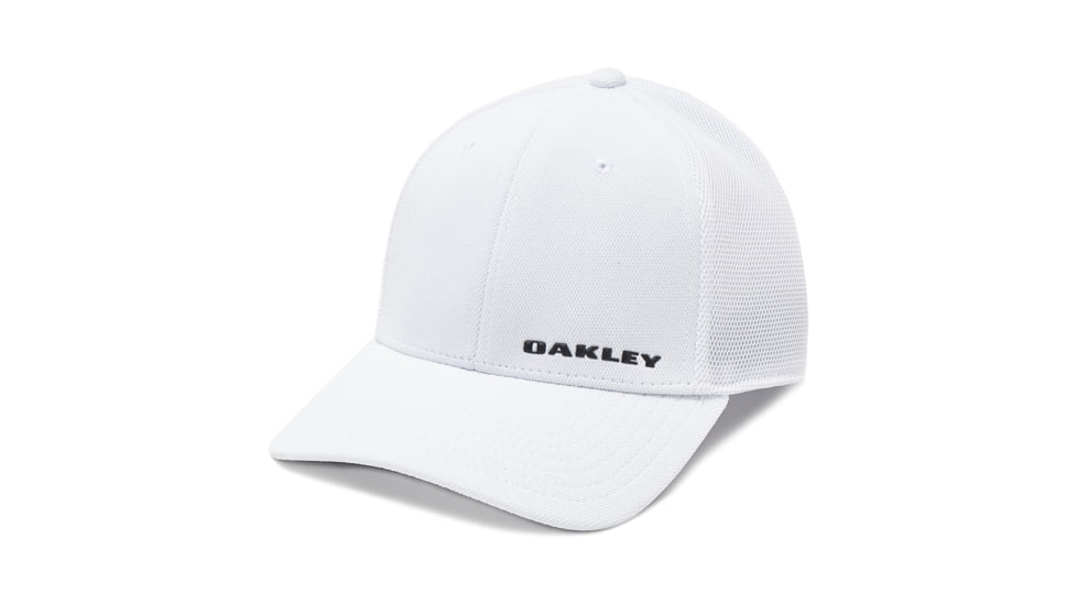 Oakley Silicon Bark Trucker 4.0 - Mens, White, Small/Medium, 911021-100-S/M