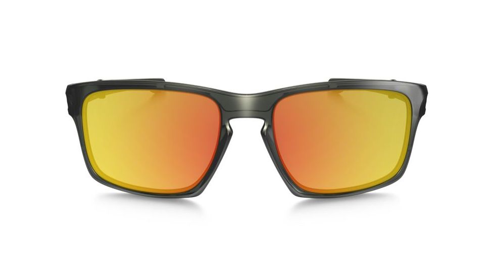 Oakley Silver Foldable Sunglasses Matte Olive Ink Frame, Fire Iridium Polarized Lens-OO9246-06