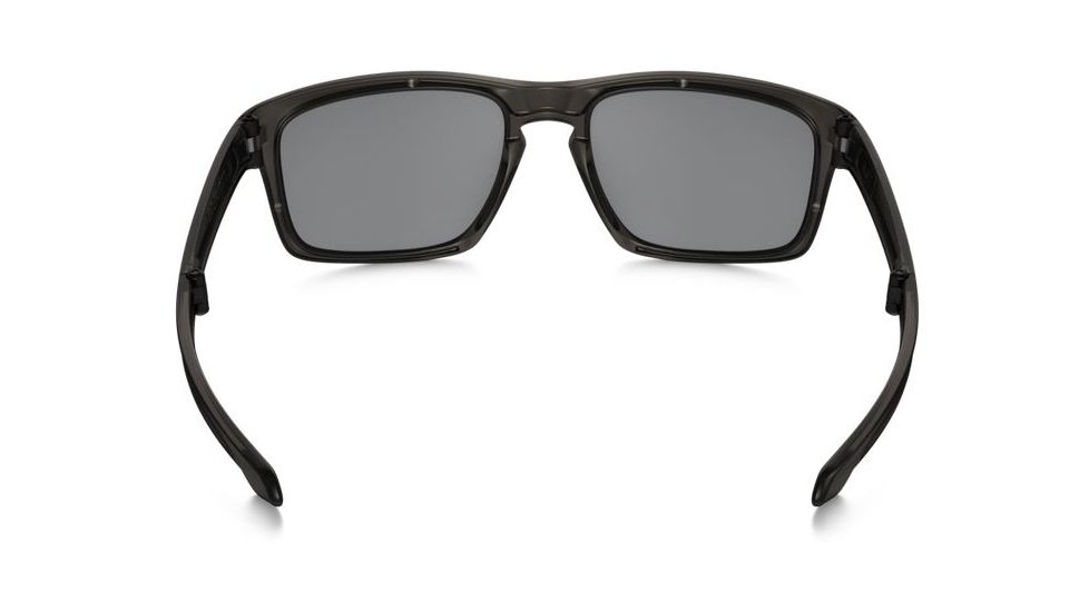 Oakley Silver Foldable Sunglasses Matte Grey Ink Frame, Black Iridium Lens-OO9246-02