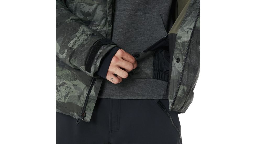 Oakley Ski Down Jacket 15K - Mens, Camou, Extra Large, 412526-9A1-XL