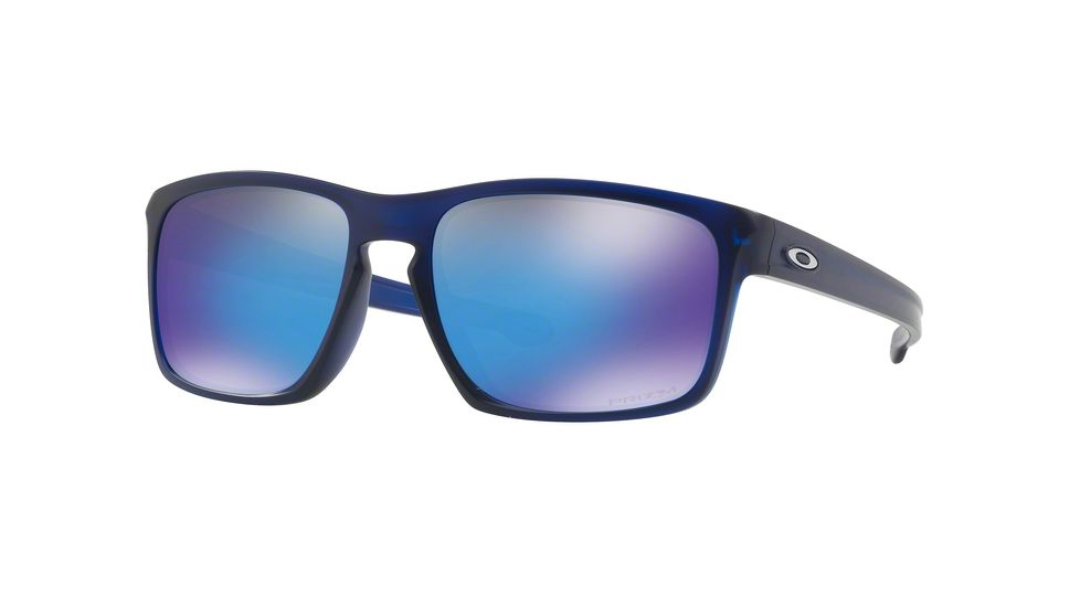 Oakley Sliver A OO9269 Single Vision Prescription Sunglasses OO9269-926914-57 - Lens Diameter 57 mm, Frame Color Matte Translucent Blue
