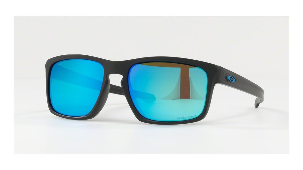 Oakley Sliver A OO9269 Single Vision Prescription Sunglasses OO9269-926916-57 - Lens Diameter 57 mm, Frame Color Matte Black