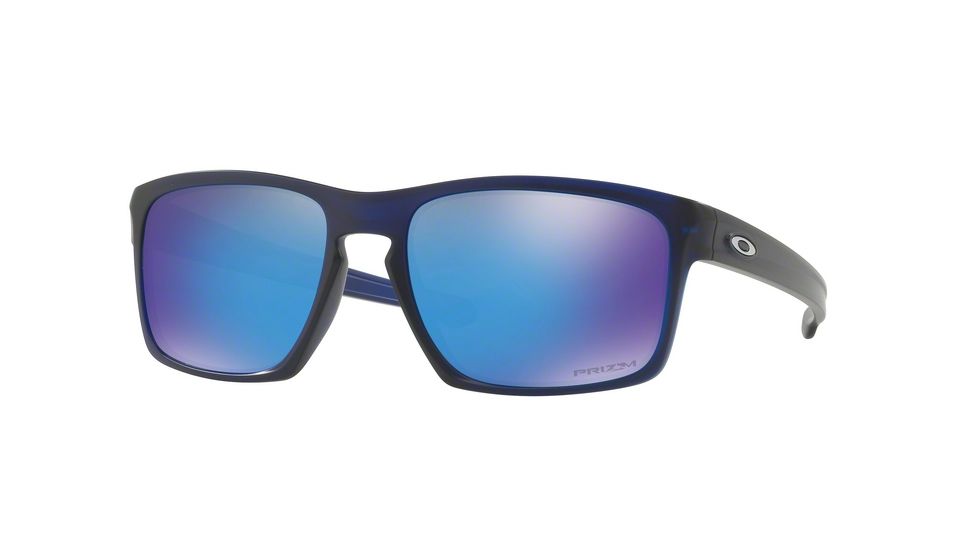 Oakley Sliver OO9262 Progressive Prescription Sunglasses OO9262-926245-57 - Lens Diameter 57 mm, Frame Color Matte Translucent Blue
