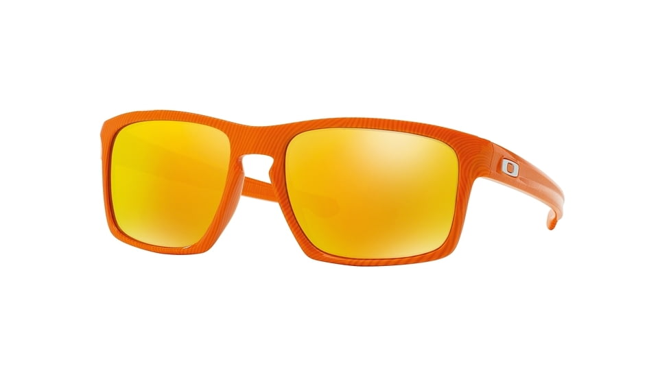 Oakley SLIVER OO9262 Progressive Prescription Sunglasses OO9262-926216-57 - Lens Diameter 57 mm, Frame Color Fingerprint Atomic Orange