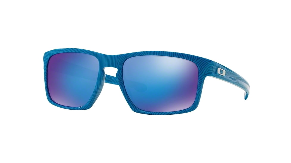 Oakley SLIVER OO9262 Progressive Prescription Sunglasses OO9262-926217-57 - Lens Diameter 57 mm, Frame Color Fingerprint Sky Blue