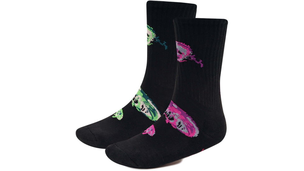 Oakley Sock Jelly Fish Pck 2 - Mens, Blackout, Medium, 93340-02E-M