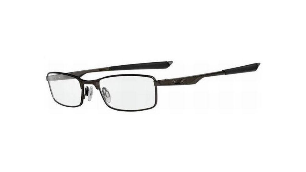 Oakley Socket 2.0 Brushed Chrome MatteBlack Eyeglass Frames w/ Blank Lenses 12-010
