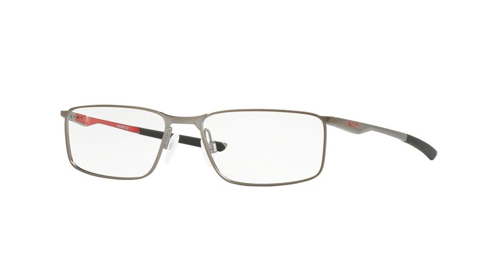 Oakley SOCKET 5.0 OX3217 Bifocal Prescription Eyeglasses 321703-55 - Satin Brushed Chrome Frame