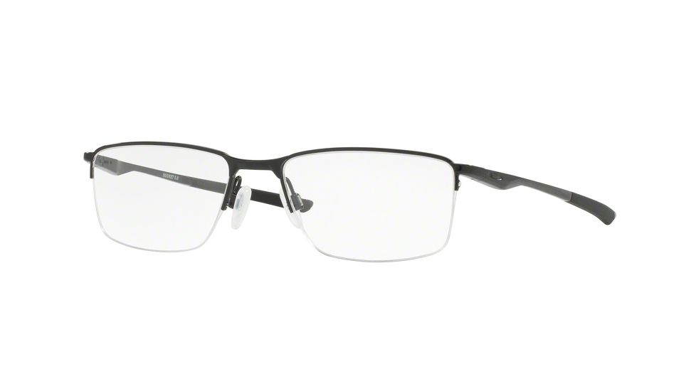 Oakley SOCKET 5.5 OX3218 Progressive Prescription Eyeglasses 321801-52 - Polished Black Frame
