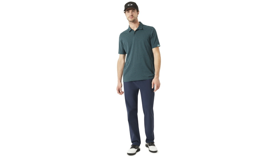 Oakley Speed Stripe Polo - Mens, Balsam, 2XL, 434038-6A9-XXL