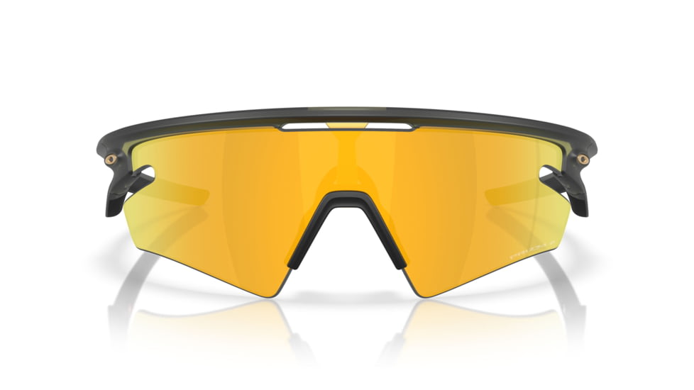 Oakley Sphaera Slash Sunglasses, Matte Olive Ink, PRIZM 24K Polarized, PRIZM 24K Polarized, OO9499-0536