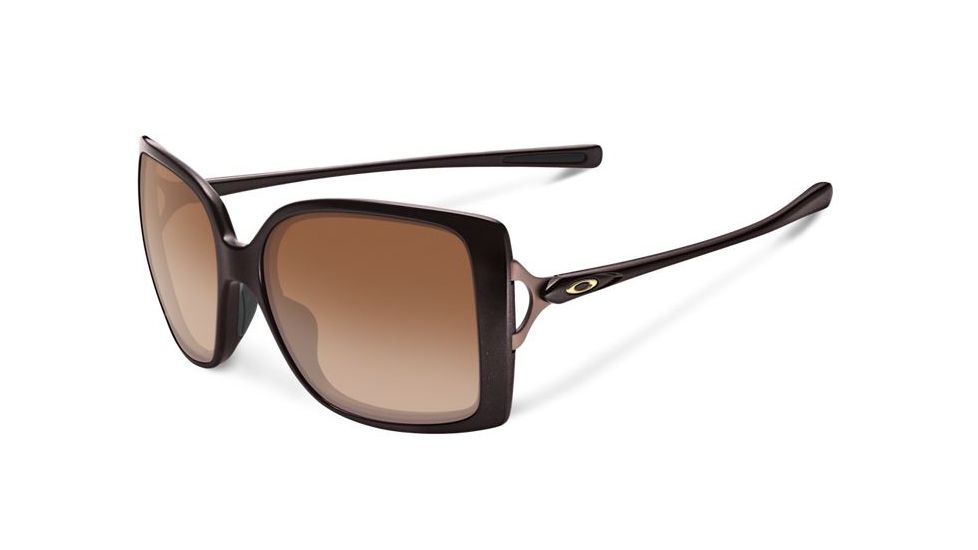 Oakley Splash Sunglasses Brown Sugar w/ Dark Brown Grad Frame, Dark Brown Gradient Lens-OO9258-04