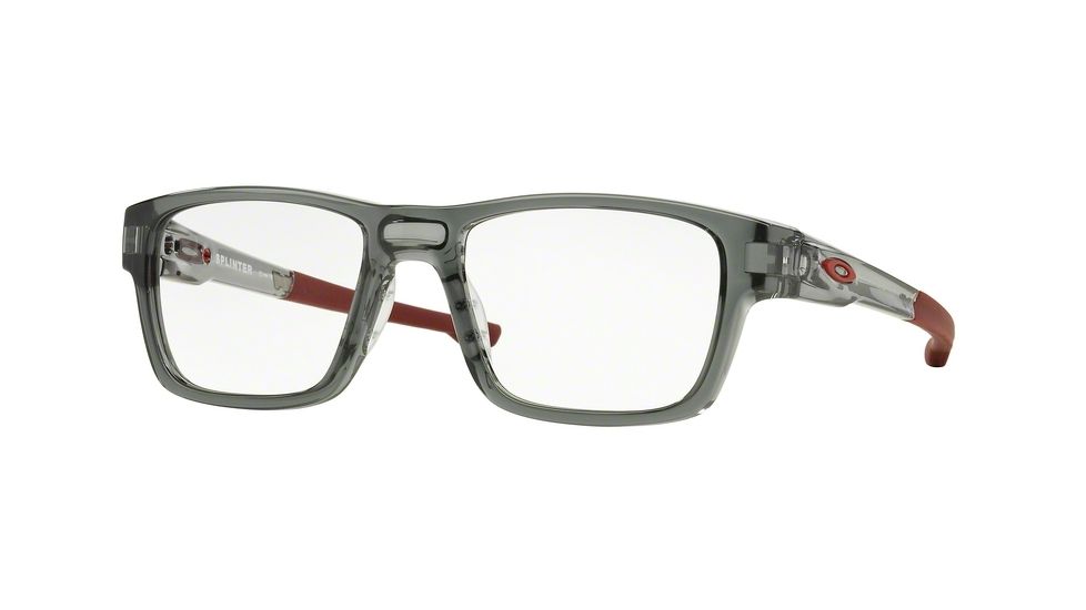 Oakley SPLINTER OX8077 Single Vision Prescription Eyeglasses 807703-52 - Grey Shadow Frame