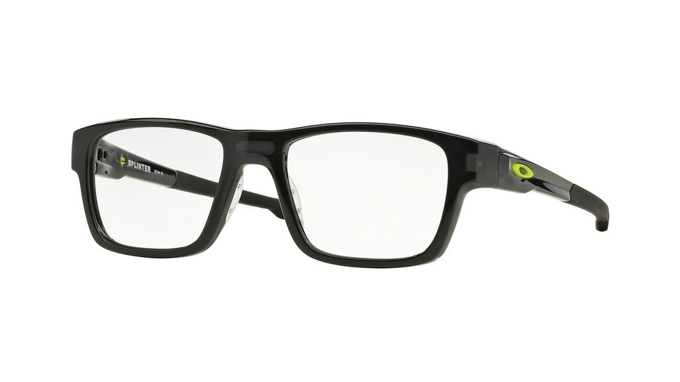 Oakley SPLINTER OX8077 Single Vision Prescription Eyeglasses 807704-52 - Black Ink Frame