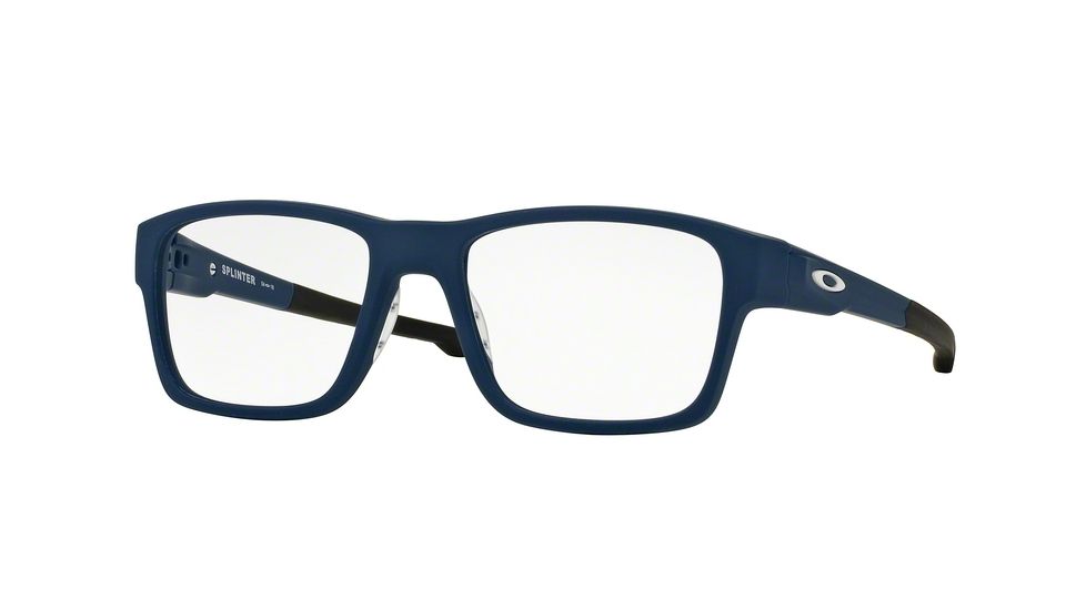 Oakley SPLINTER OX8077 Single Vision Prescription Eyeglasses 807707-52 - Universe Blue Frame
