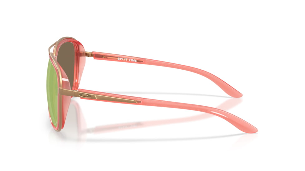 Oakley Split Time Sunglasses, Matte Transparent Peach , PRIZM Rose Gold, PRIZM Rose Gold, OO4129-3058