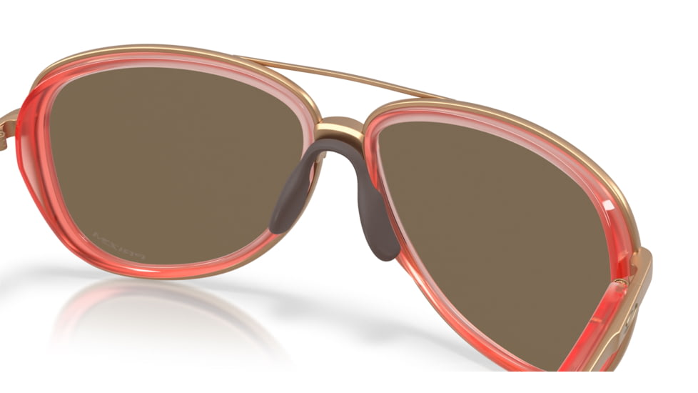 Oakley Split Time Sunglasses, Matte Transparent Peach , PRIZM Rose Gold, PRIZM Rose Gold, OO4129-3058