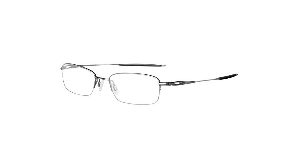 Oakley Spoke 0pt5 53mm Polished Mercury Men's Eyeglass Frames w/ Blank Lenses OX3144-0353