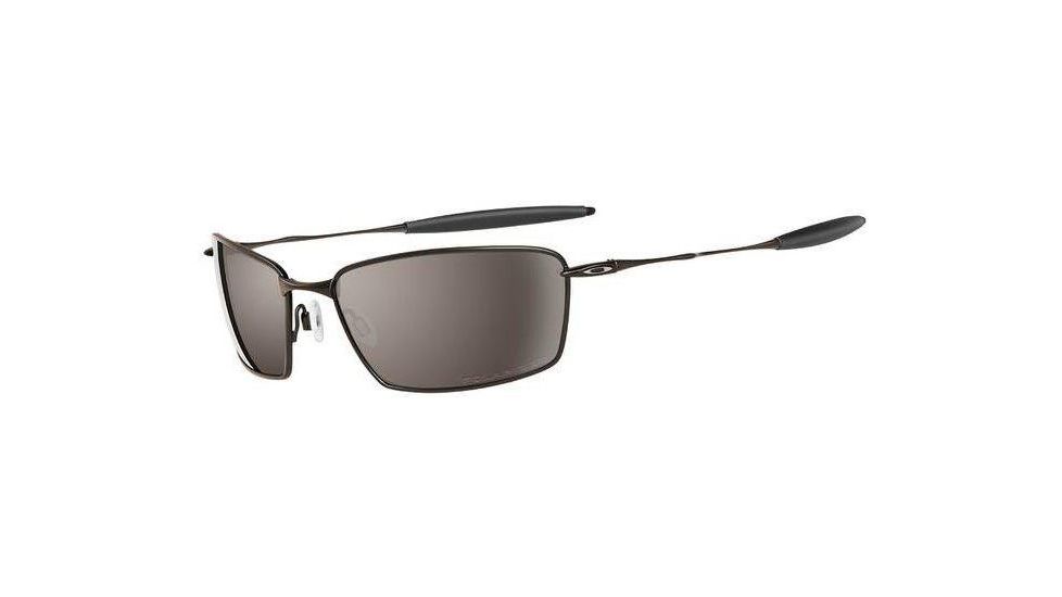 Oakley Square Whisker Brown Frame w/ Tungsten Iridium Polarized Lenses Sunglasses 12-970