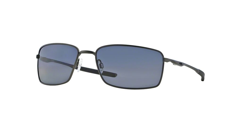 Oakley SQUARE WIRE OO4075 Progressive Prescription Sunglasses OO4075-407504-60 - Lens Diameter 60 mm, Frame Color Carbon