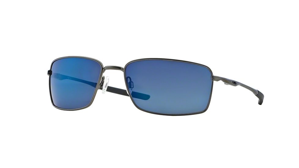 Oakley SQUARE WIRE OO4075 Progressive Prescription Sunglasses OO4075-407502-60 - Lens Diameter 60 mm, Frame Color Cement
