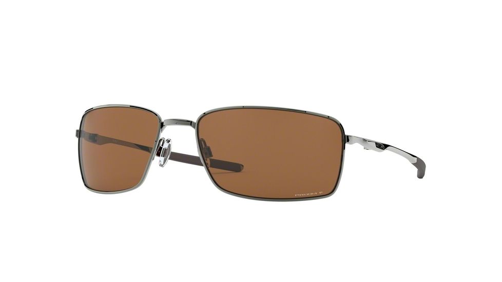 Oakley SQUARE WIRE OO4075 Progressive Prescription Sunglasses, 60mm, Tungsten, OO4075-407514-60-PRO