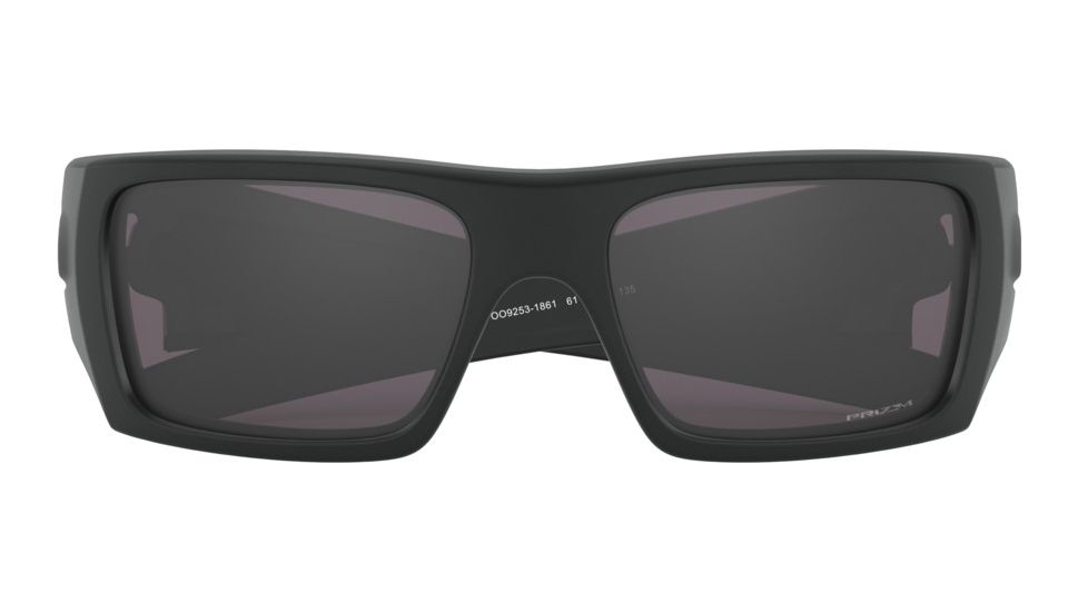 Oakley Standard Issue Ballistic Det Cord Safety Glasses, Matte Black w/Prizm Grey, OO9253-1861