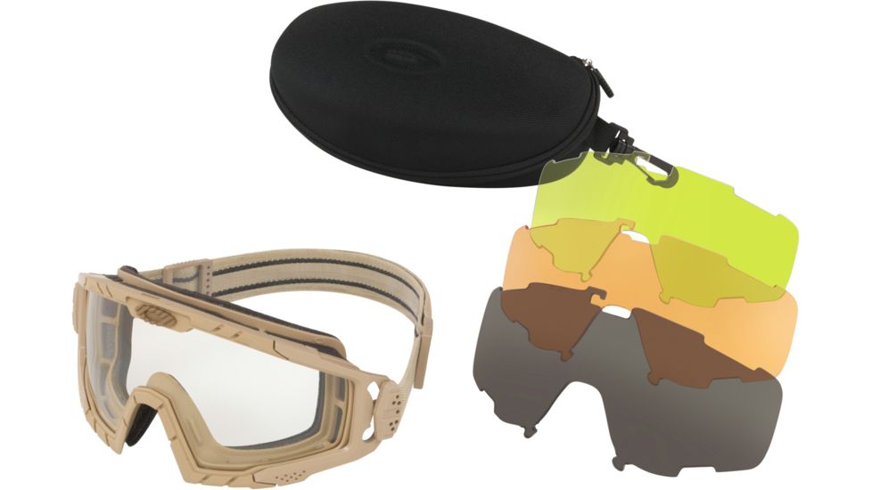 Oakley Standard Issue Ballistic Goggles 2.0, Desert Tan, OO7035-16