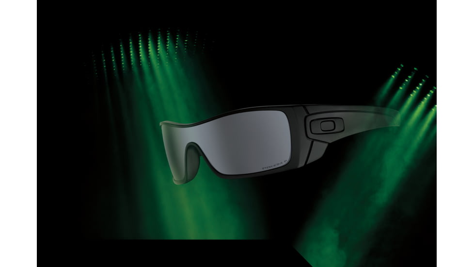 Oakley Standard Issue Batwolf BlackStandard Issuede Collection Sunglasses, Matte Black w/Prizm Black Polarized, OO9101-6127