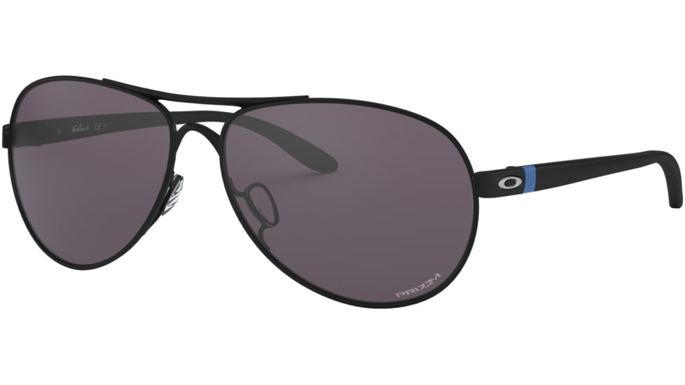 Oakley Standard Issue Feedback Womens BlackStandard Issuede Collection Sunglasses, Thin Blue Line w/Prizm Grey, OO4079-3859