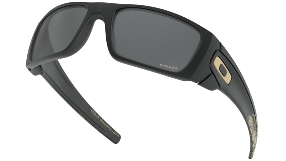 Oakley Standard Issue Fuel Cell American Heritage Collection Sunglasses, Matte Black w/Prizm Black, OO9096-K460