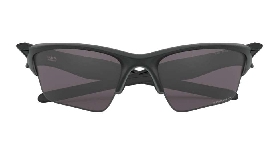 Oakley SI Standard Issue Half Jacket 2.0 XL Sunglasses, Matte Black with Prizm Grey Polarized, OO9154-6262