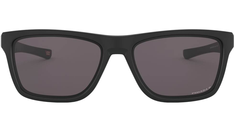 Oakley Standard Issue Holston Sunglasses, Matte Black w/Prizm Grey Polarized, OO9334-1858