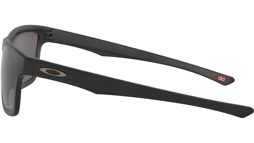 Oakley Standard Issue Holston Sunglasses, Matte Black w/Prizm Grey Polarized, OO9334-1858