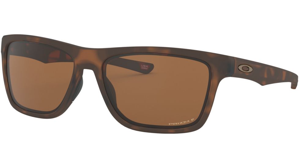Oakley Standard Issue Holston Sunglasses, Matte Tort w/Prizm Tungsten Polarized, OO9334-1958
