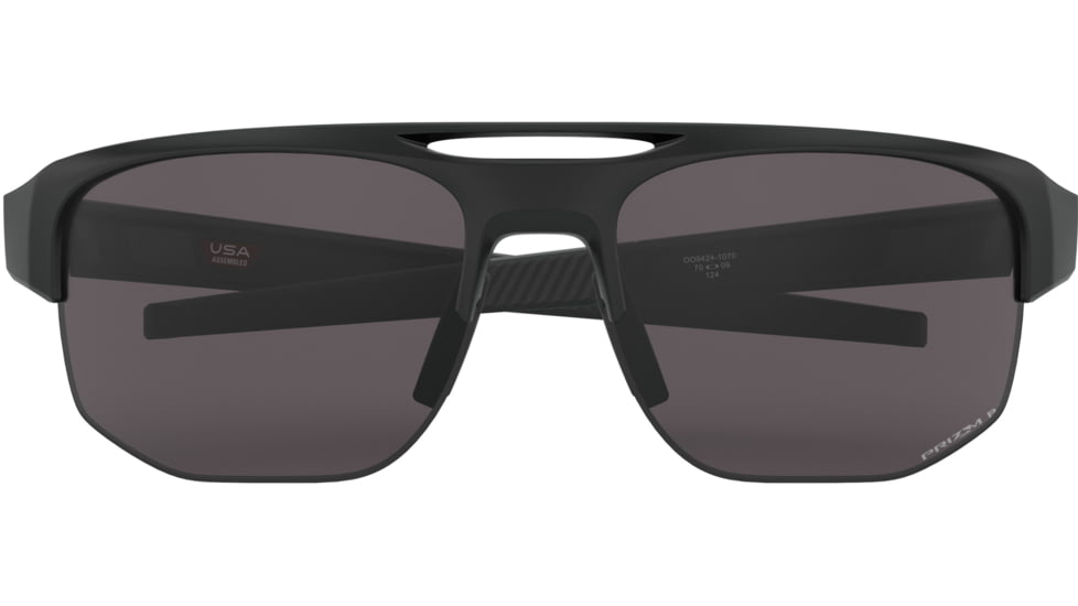 Oakley Standard Issue Mercenary Sunglasses, Matte Black w/Prizm Grey Polarized, OO9424-1070