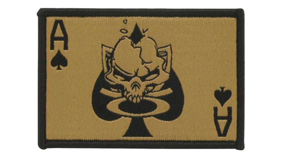 Oakley Standard Issue Patch, Death Card Gold, 101-668-006