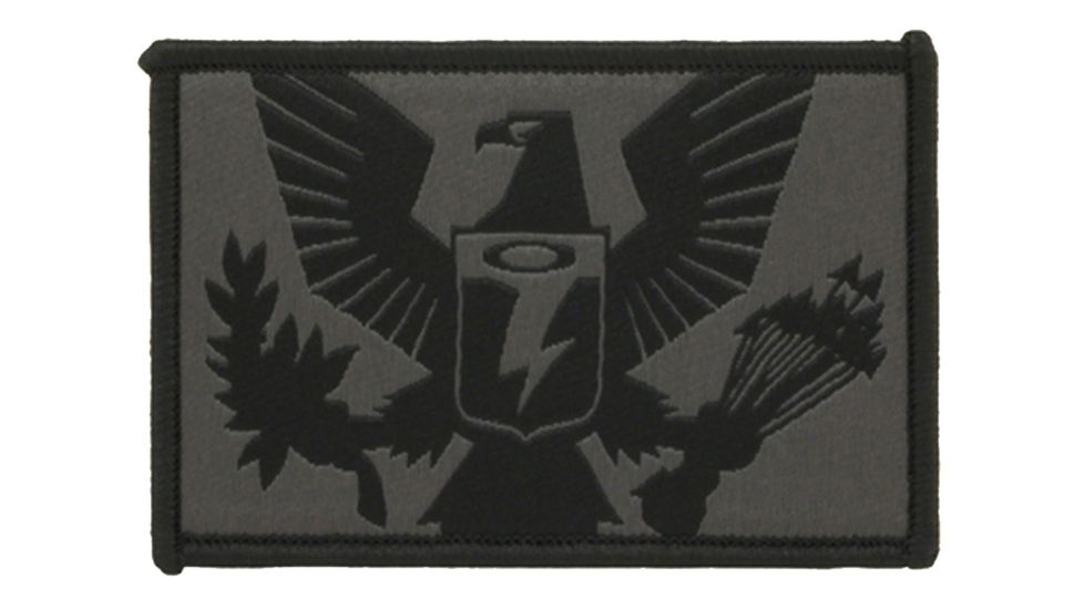 Oakley Standard Issue Patch, OAKDEF Crest Grey, 101-668-001