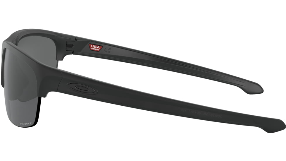 Oakley Standard Issue Sliver Edge Sunglasses, Blackside w/Prizm Black Polarized, OO9413-1065